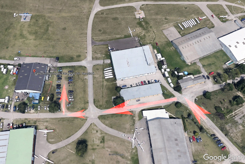 Anfahrt Plan Parkplatz