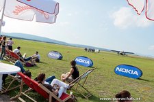 NOKIA skydiving day 2011 am Flugfeld in Wr. Neustadt